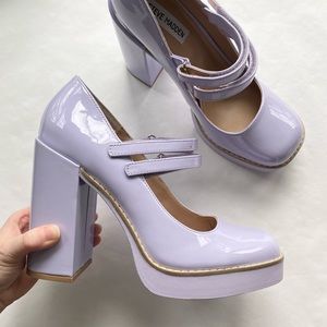 Steve Madden Twice Platform Pump in Light Purple
